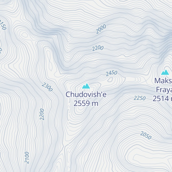 Map of Chudovish'e