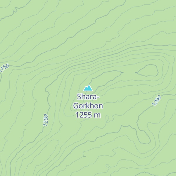 Map of Shara-Gorkhon