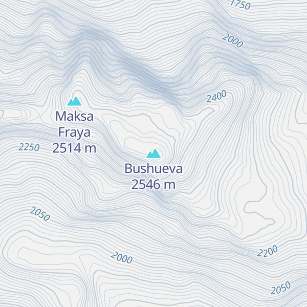 Map of Bushueva