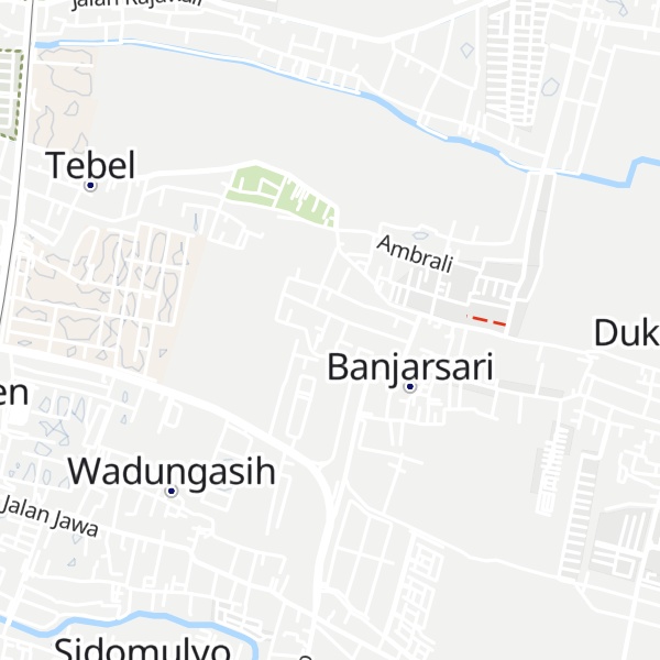 Map of Kost pak madun