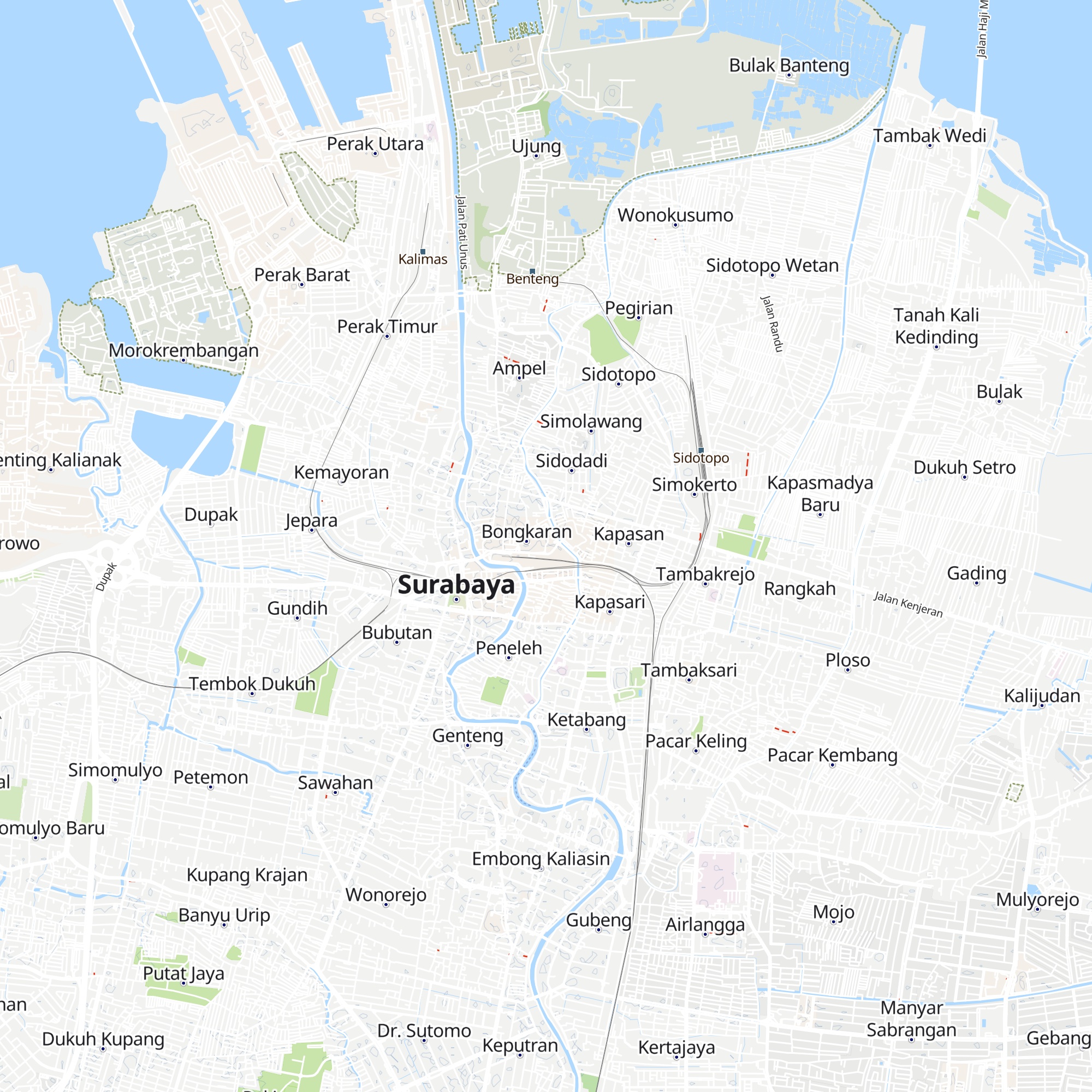 Pos Jaga map