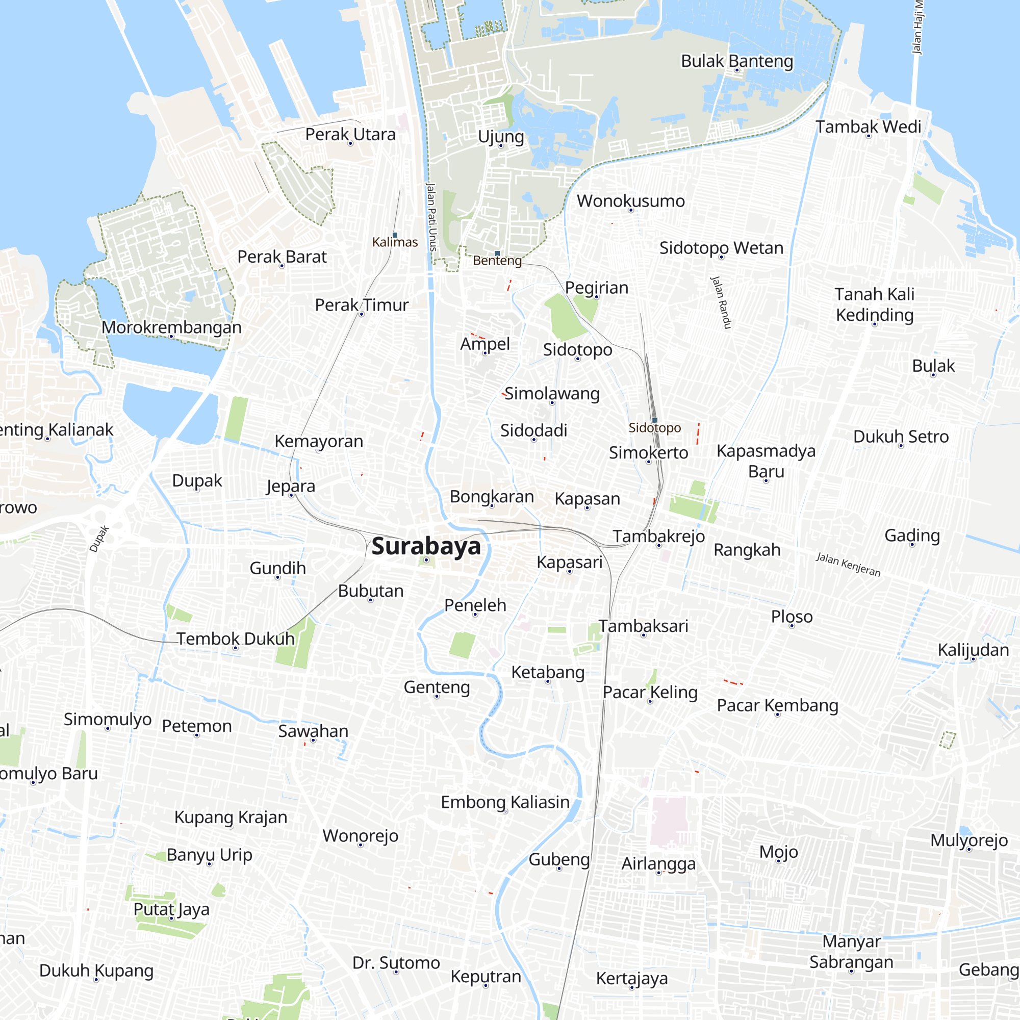 Pos Jaga map