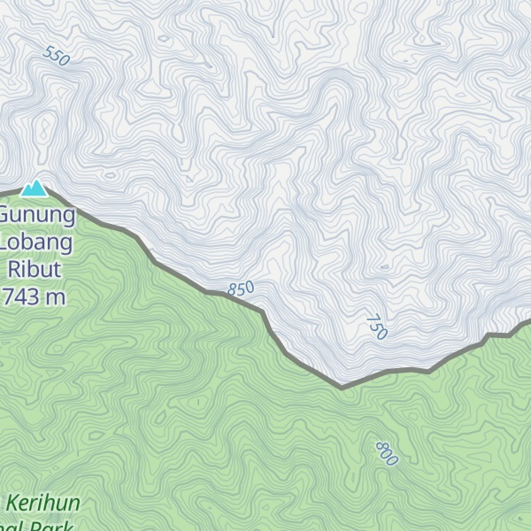 Map of Gunung Guram