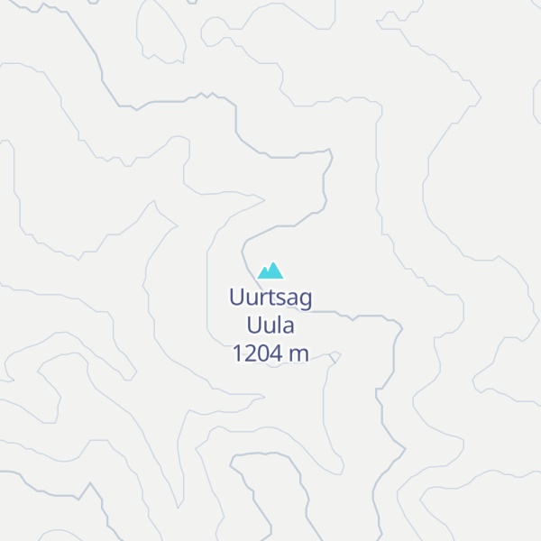Map of Uurtsag Uula