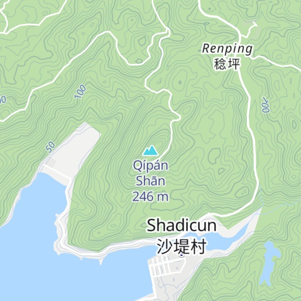Map of Qípán Shān