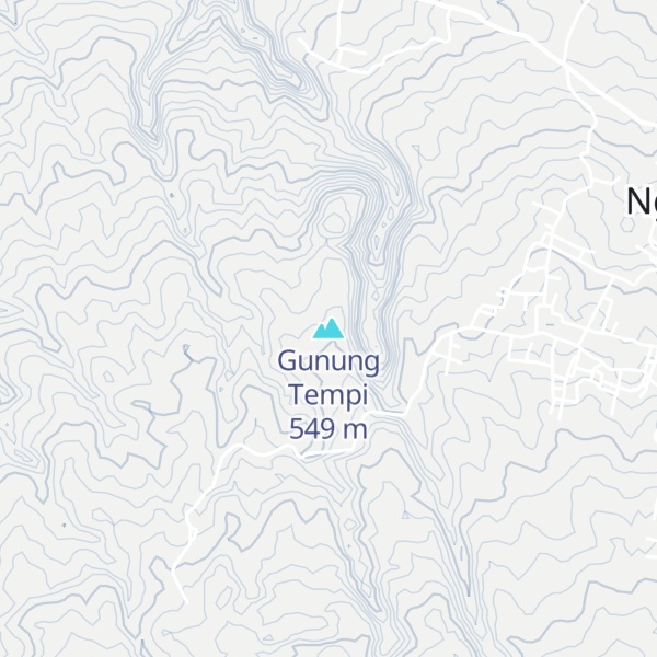 Map of Gunung Tempi
