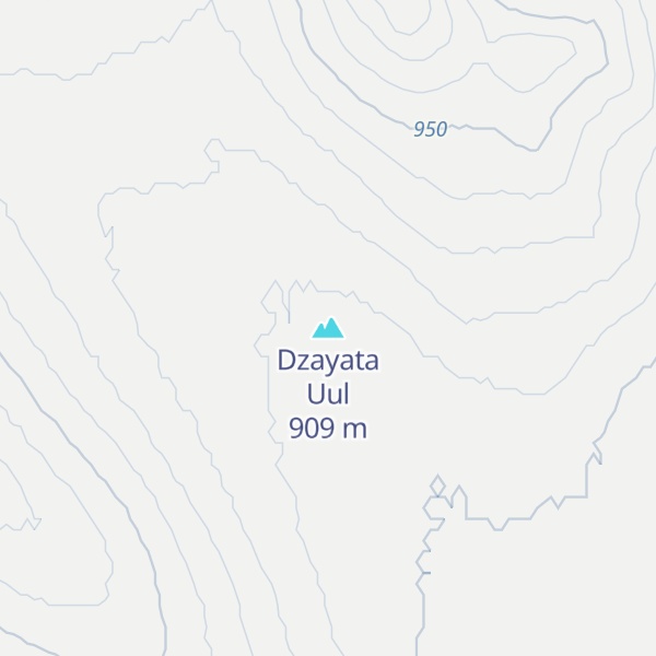 Map of Dzayata Uul
