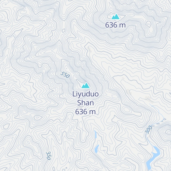 Map of Liyuduo Shan