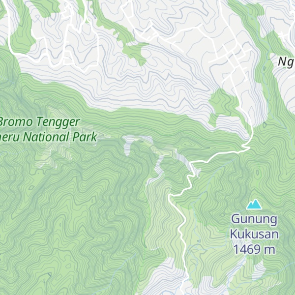 Map of Gunung Lawang