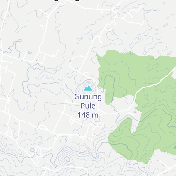 Map of Gunung Pule