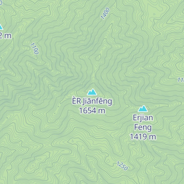 Map of ÈR Jiānfēng