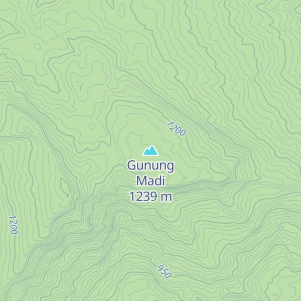 Map of Gunung Madi