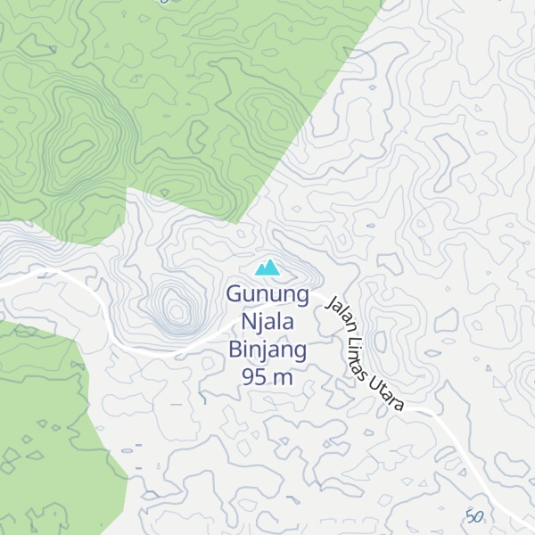 Map of Gunung Njala Binjang