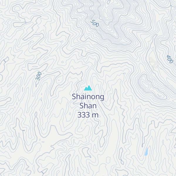 Map of Shainong Shan