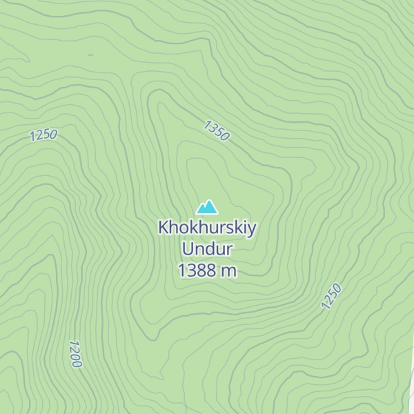 Map of Khokhurskiy Undur