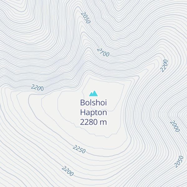 Map of Bolshoi Hapton