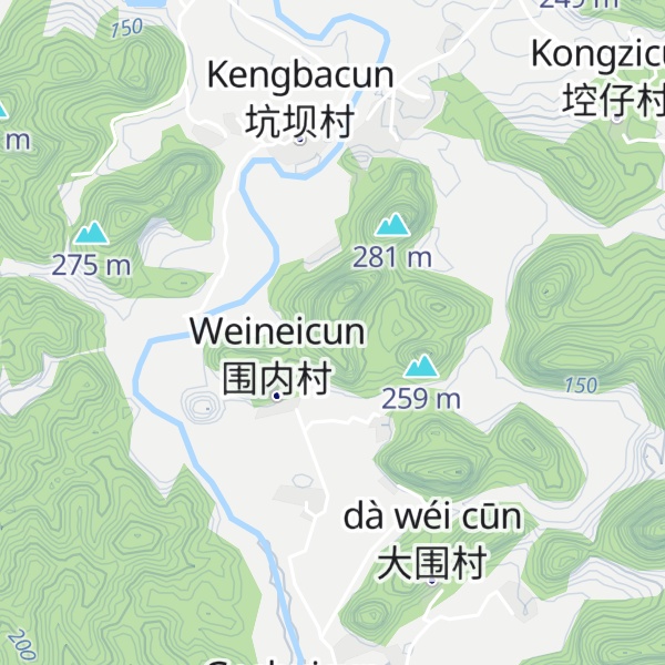Map of Hóng Shíshān