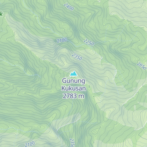 Map of Gunung Kukusan