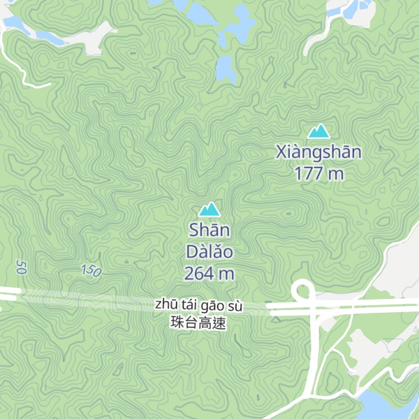 Map of Shān Dàlǎo