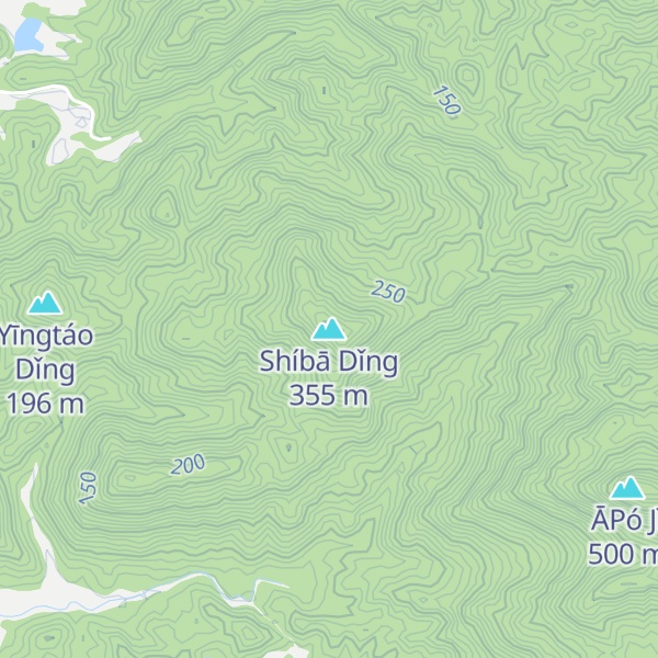 Map of Shíbā Dǐng
