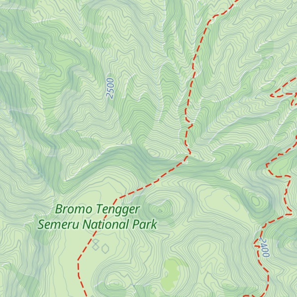 Map of Gunung Ayekayek