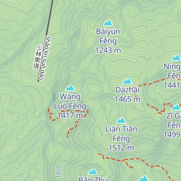 Map of Bái Lùfēng