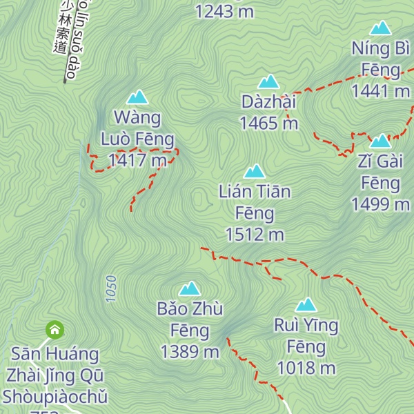 Map of Qióng Bì Fēng
