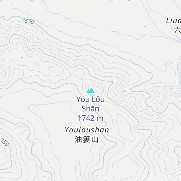 Map of Yóu Lǒu Shān