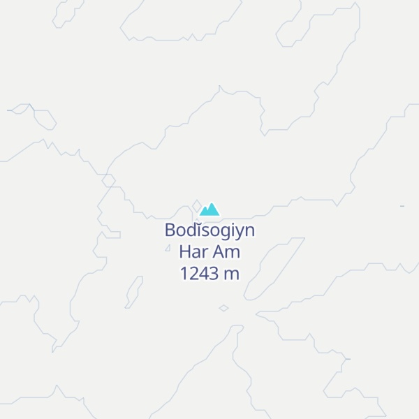 Map of Bodĭsogiyn Har Am