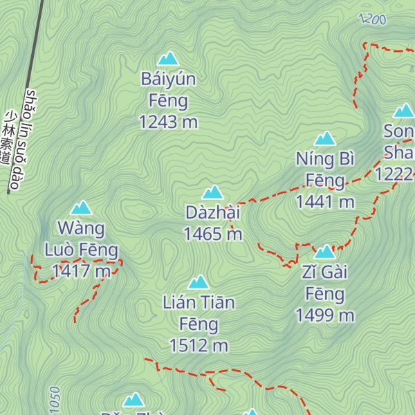 Map of Zhuó Jiàn Fēng