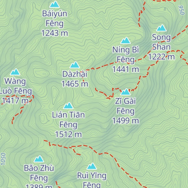 Map of Bái Dào Fēng