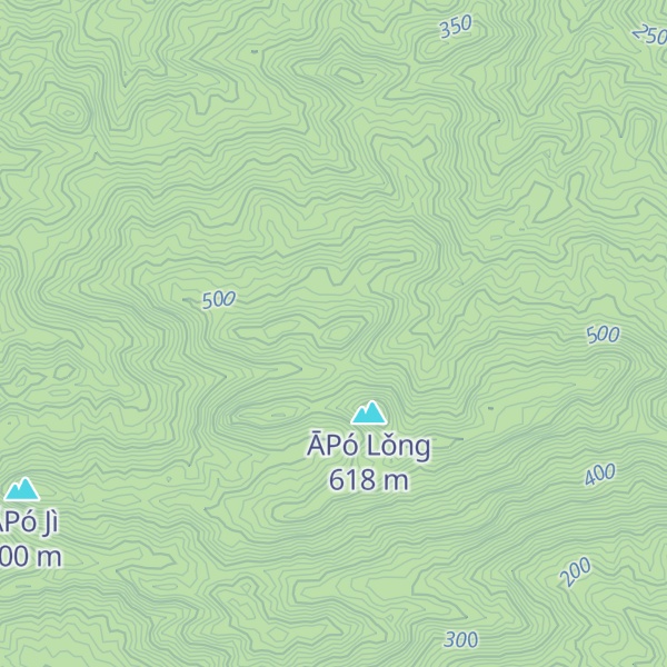 Map of ĀGōng Jì