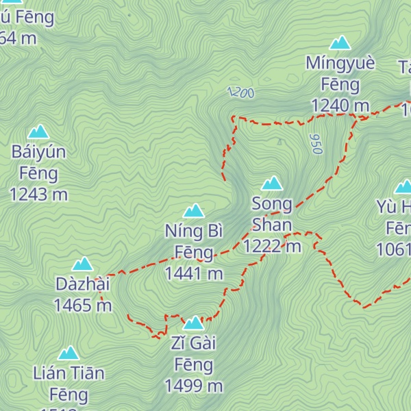 Map of Tánxiāng Fēng