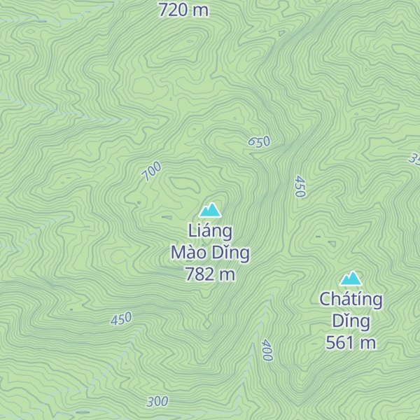 Map of Liáng Mào Dǐng