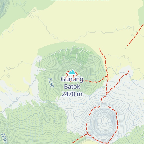 Map of Gunung Batok