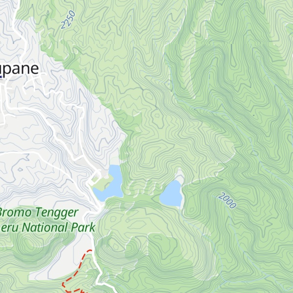Map of Gunung Ranupane