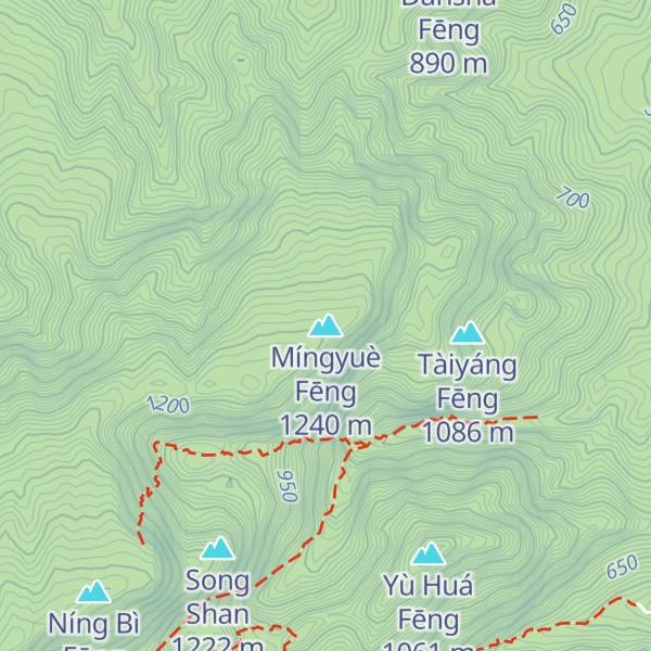 Map of Míngyuè Fēng