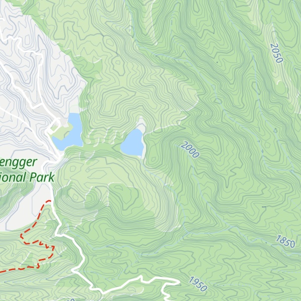 Map of Gunung Regolo