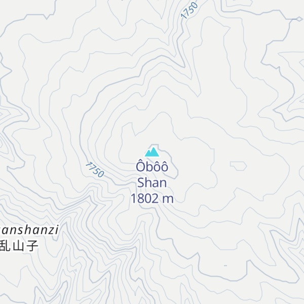 Map of Ôbôô Shan
