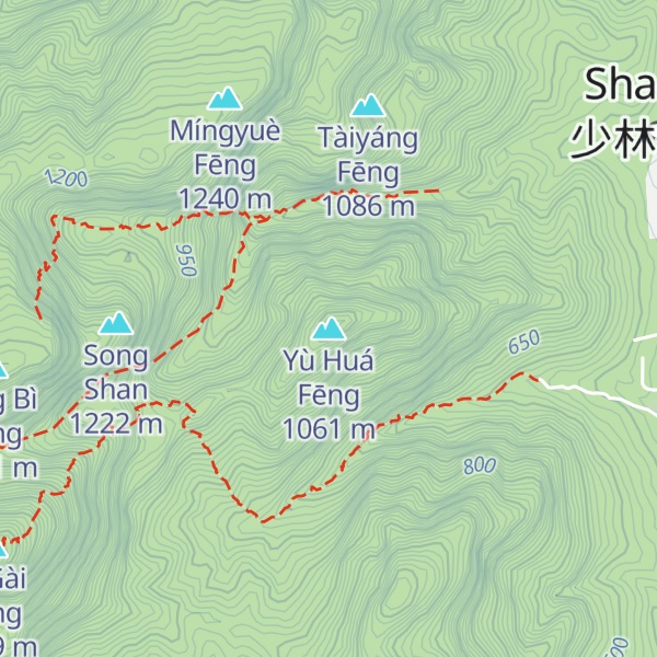 Map of Yù Huá Fēng