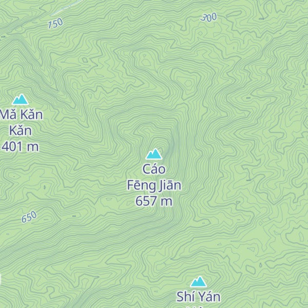 Map of Cáo Fēng Jiān
