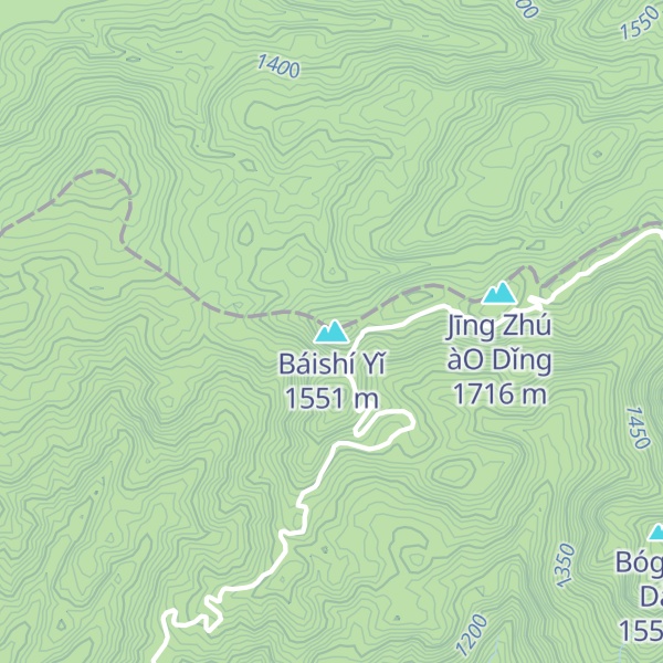 Map of Báishí Yǐ