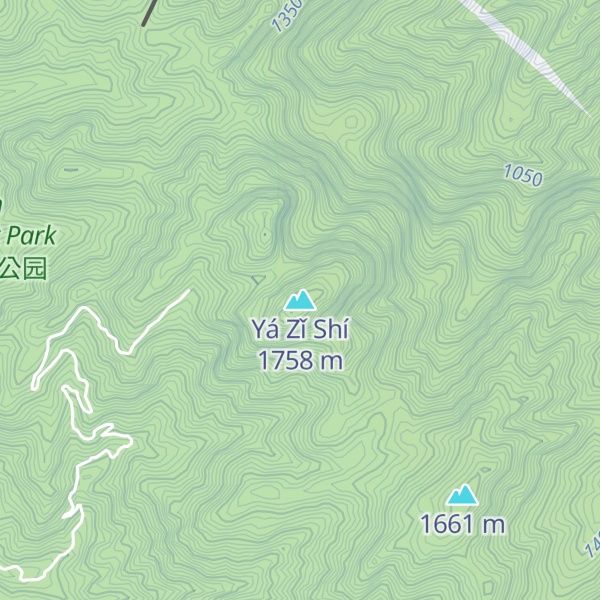 Map of Yá Zǐ Shí