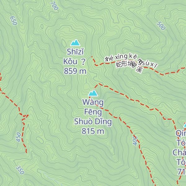 Map of Wàng Fēng Shuò Dǐng