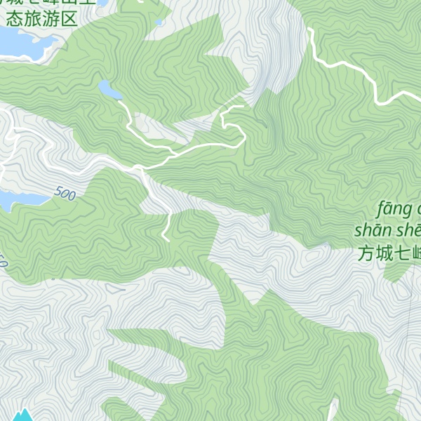 Map of Qiding Shan