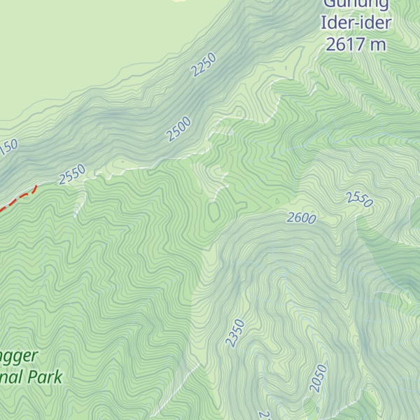 Map of Gunung Jantur
