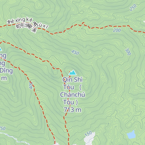 Map of Qín Shì Tóu （ Chánchú Tóu ）
