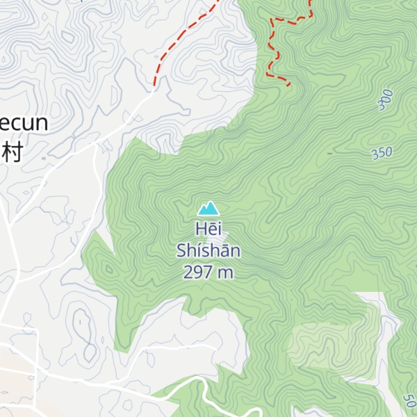 Map of Hēi Shíshān