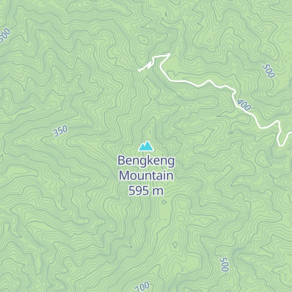 Map of Bengkeng Mountain