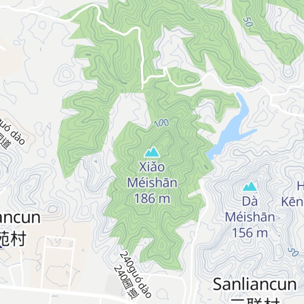 Map of Xiǎo Méishān